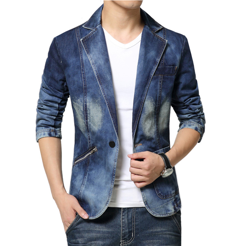 Men'S Fashion Light Jacket - Jaket Setelan Denim Merek Pria 2022