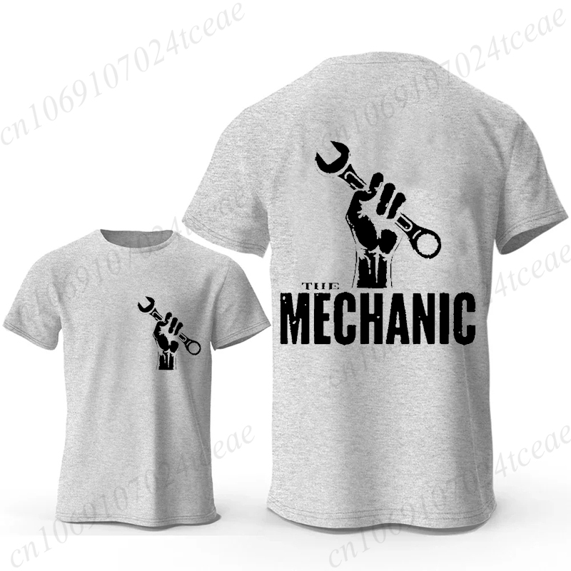 Men'S Fashion Garage - Kaos Grafis Mekanik Retro Perbaikan Mobil