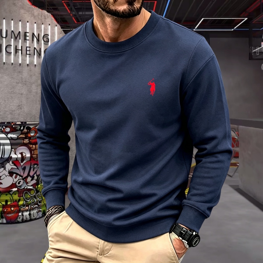 Fashion Mens Shirt - Kaos oblong pria lengan panjang berbahan