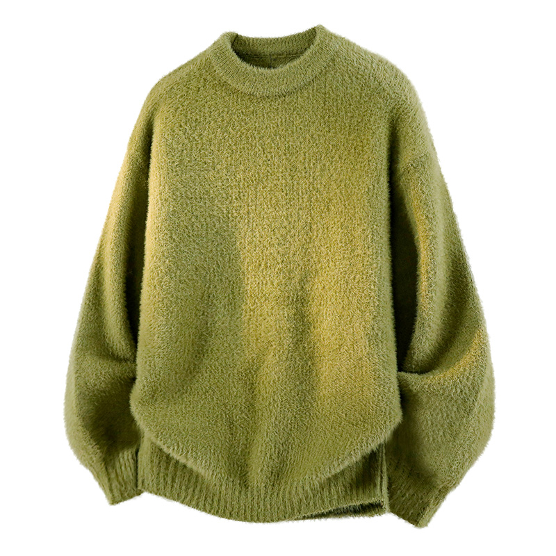 Mens Fashion Mullet - Sweater Rajut Pria untuk Luar Ruangan,