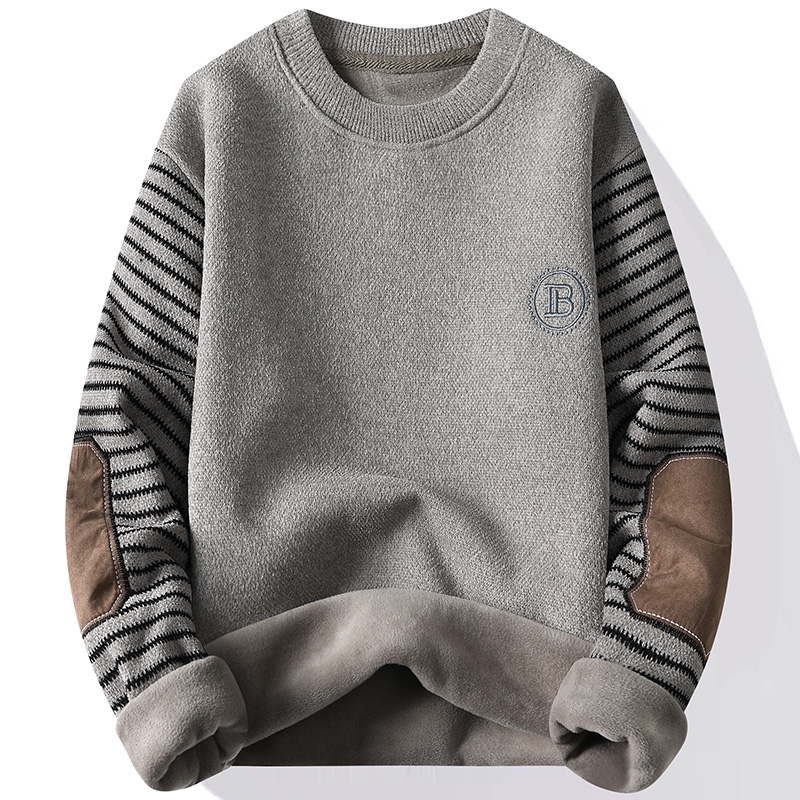Mens Fashion Mullet - Sweater kerah bulat pria, baju jumper