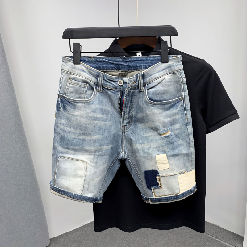 Men Fashion Jeans - Celana Denim pria lurus, celana jins