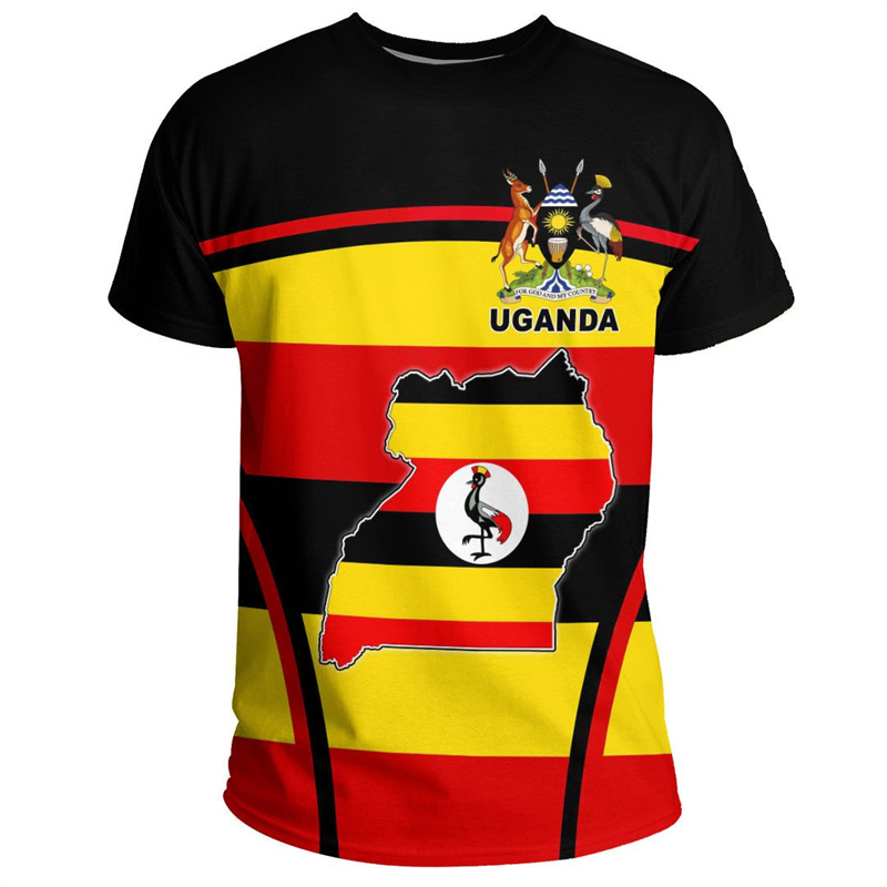 Men Fashion Uganda - Kaus gambar 3D Fashion untuk pria