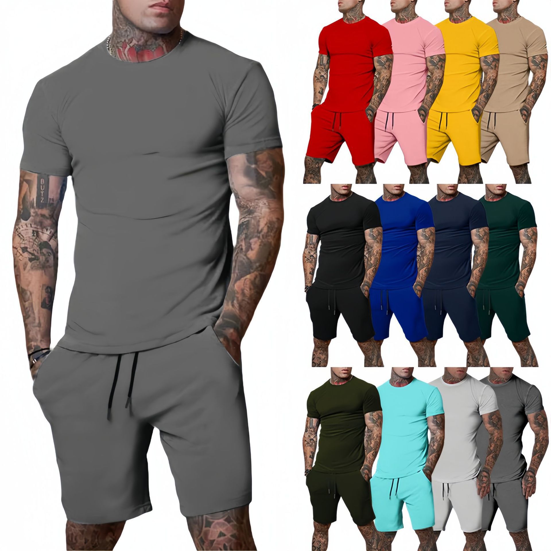 Queer Men'S Fashion - Setelan Olahraga Luar Ruangan Musim Panas