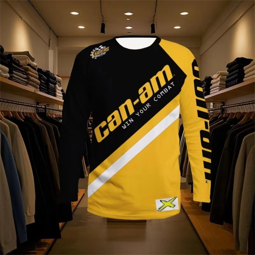 Fashion Mens Shirt - Kaos Lengan Panjang Leher Bulat untuk