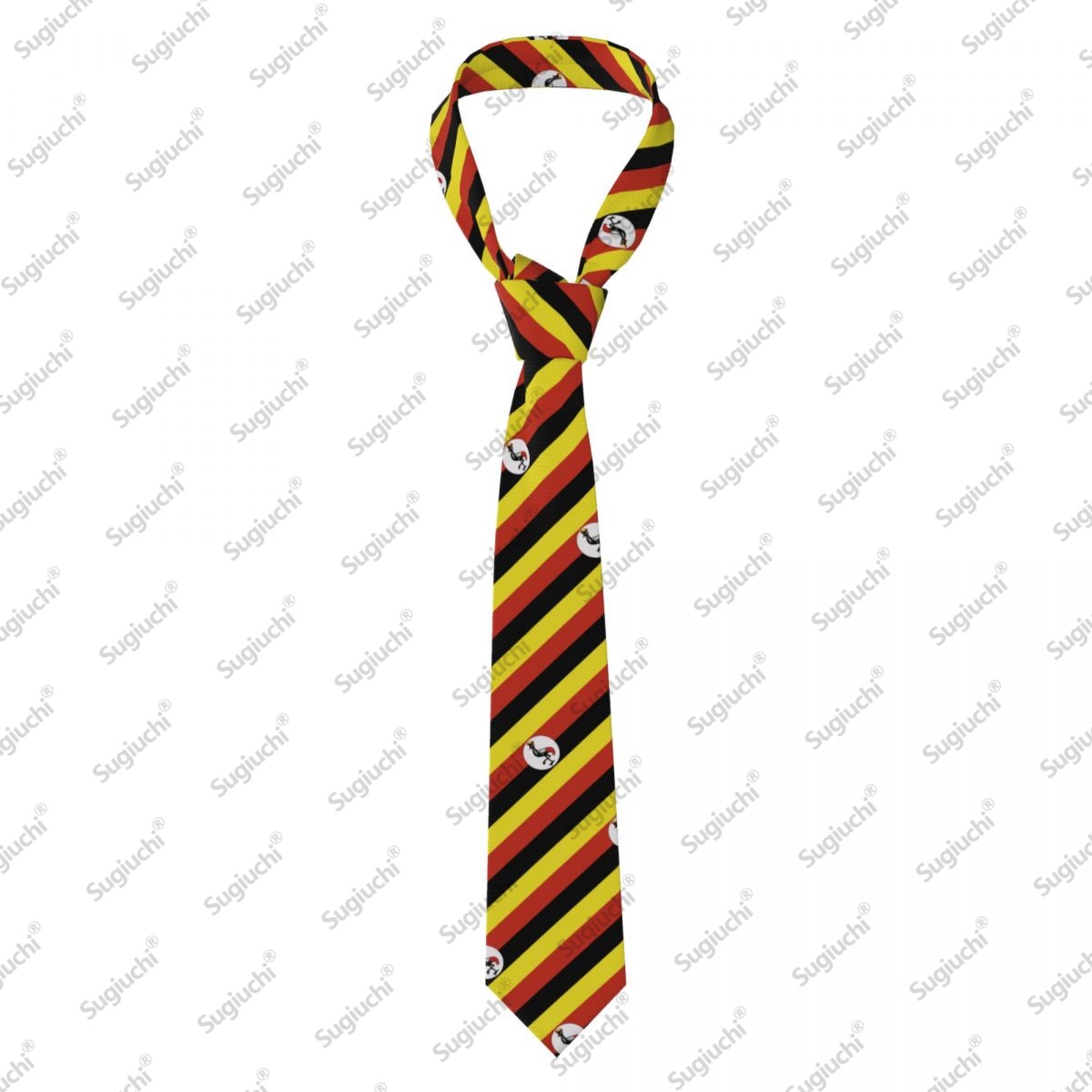 Men Fashion Uganda - Dasi Pesta Pernikahan Bendera Uganda 2026