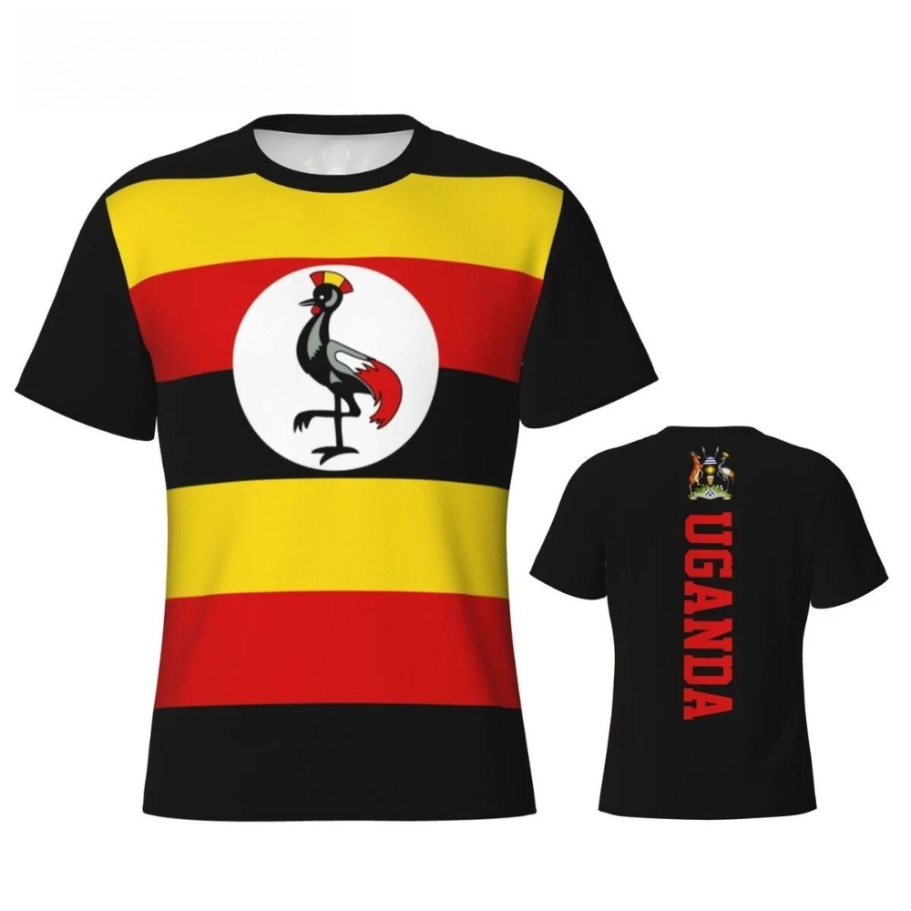 Men Fashion Uganda - Kaus Pria Gambar Cetak Lambang Burung