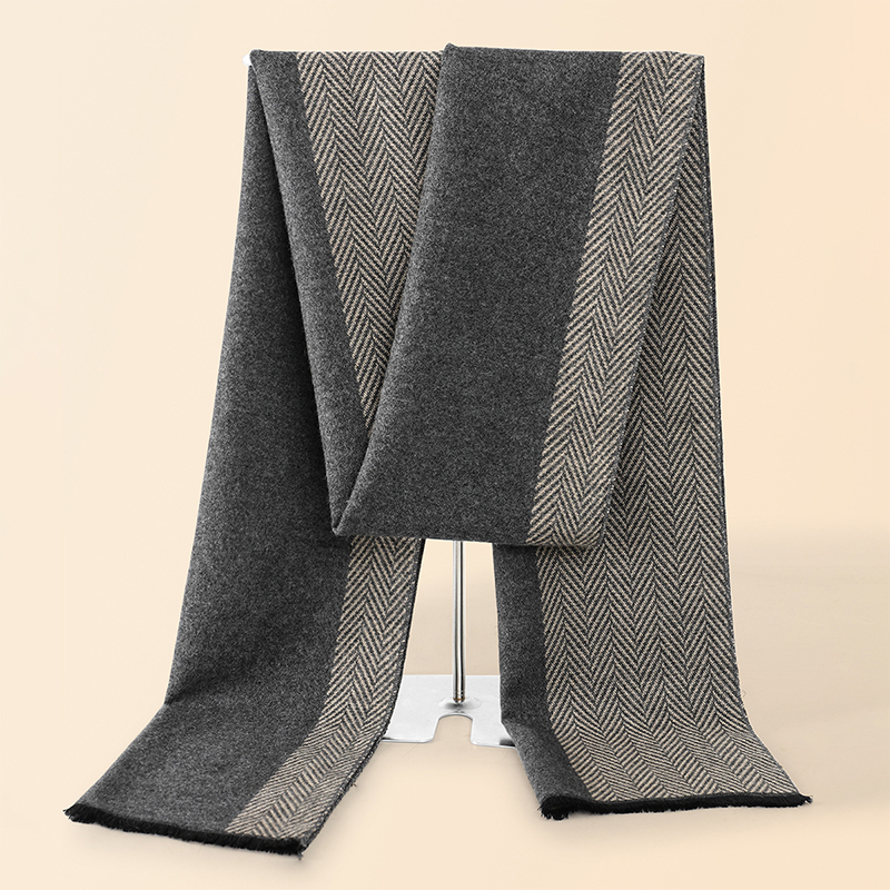 Mens Fashion Winter 2025 - Syal Pria Musim Dingin Mewah, Selendang