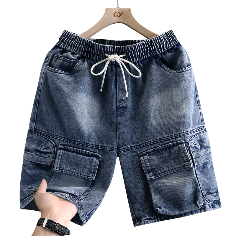 Men Fashion Jeans - Celana Pendek Kargo Pria Celana 5