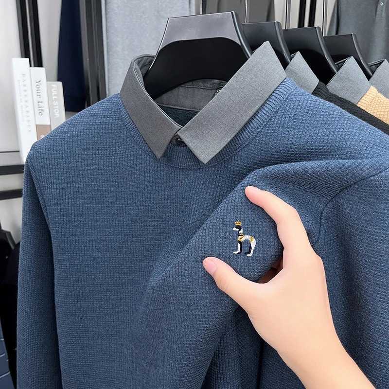 Sweater rajutan hangat kasual  - Mens Fashion Mullet ulasan dan harga