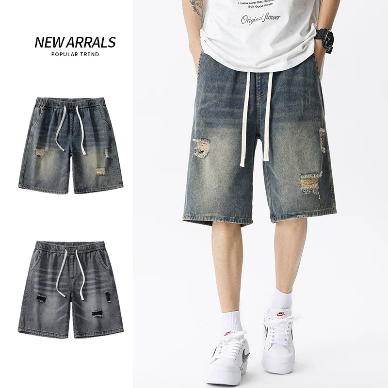 Celana pendek Denim tipis musi - Men Fashion Jeans ulasan dan harga