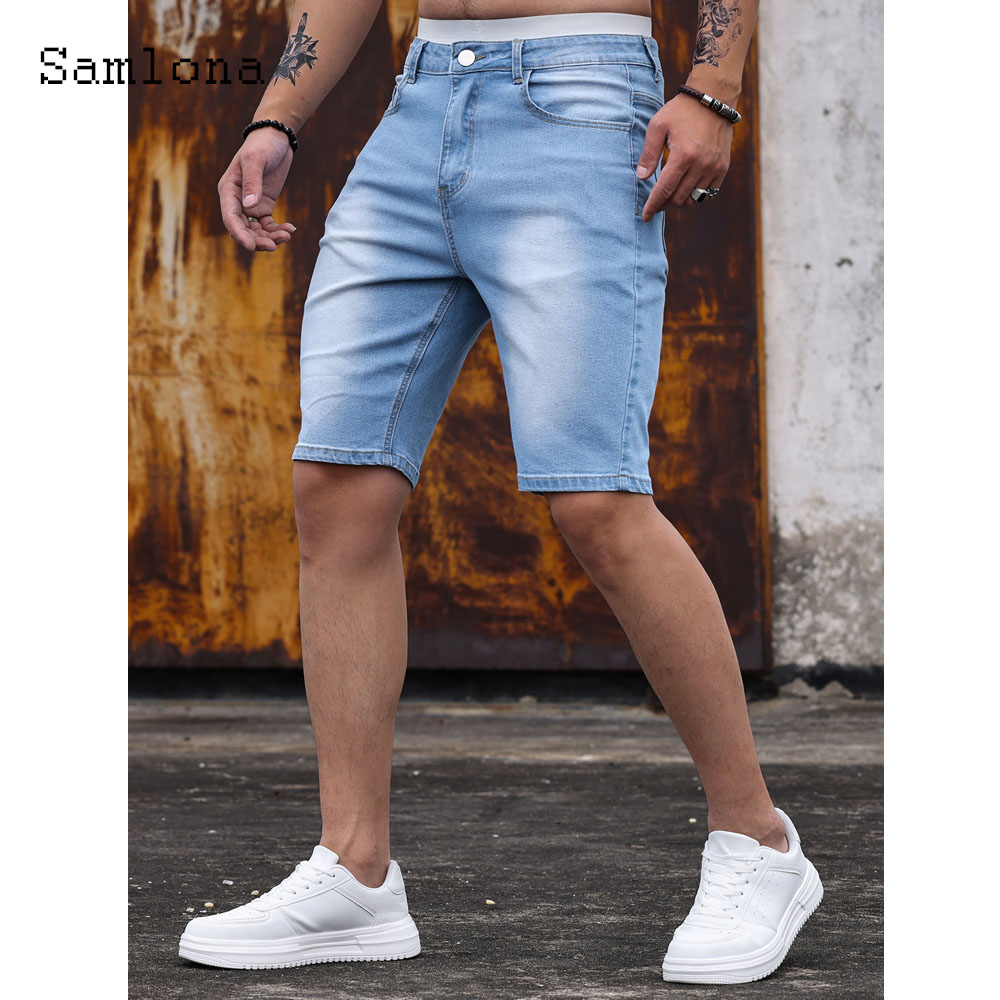 Celana pendek Denim perca untu - Men Fashion Jeans ulasan dan harga