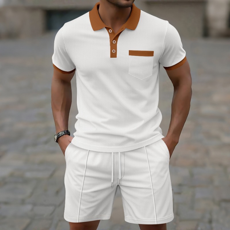 Set Fashion Kasual 2 Potong Te - Queer Men'S Fashion ulasan dan harga