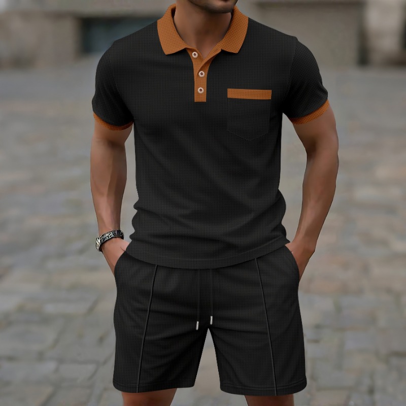 Set Fashion Kasual 2 Potong Te - Queer Men'S Fashion ulasan dan harga