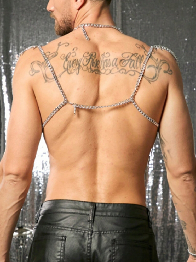 Rantai Tubuh Model Rumbai Seks - Fashion Harness Men ulasan dan harga