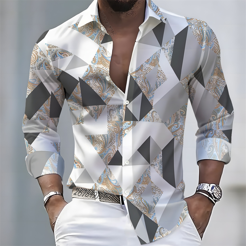 Kemeja pria lengan panjang mot - Fashion Mens Shirt ulasan dan harga