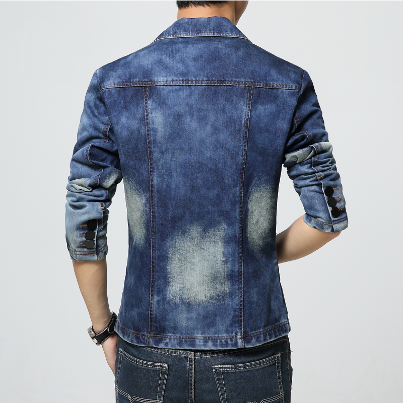 Jaket Setelan Denim Merek Pria - Men'S Fashion Light Jacket ulasan dan harga