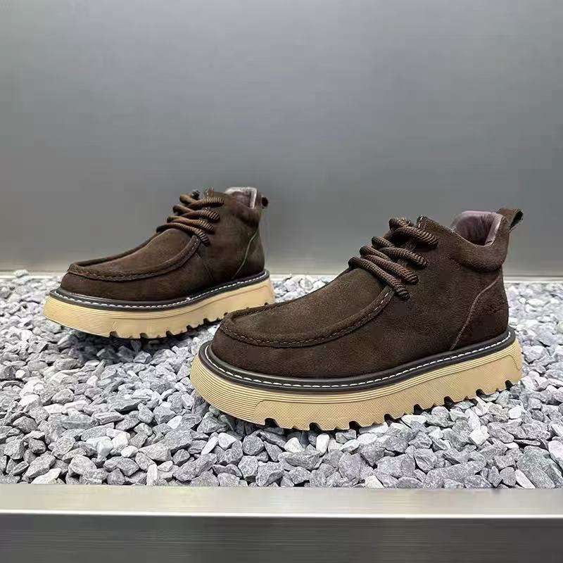 Sepatu Bot Platform Pria Musim - Mens Fashion Winter 2025 ulasan dan harga