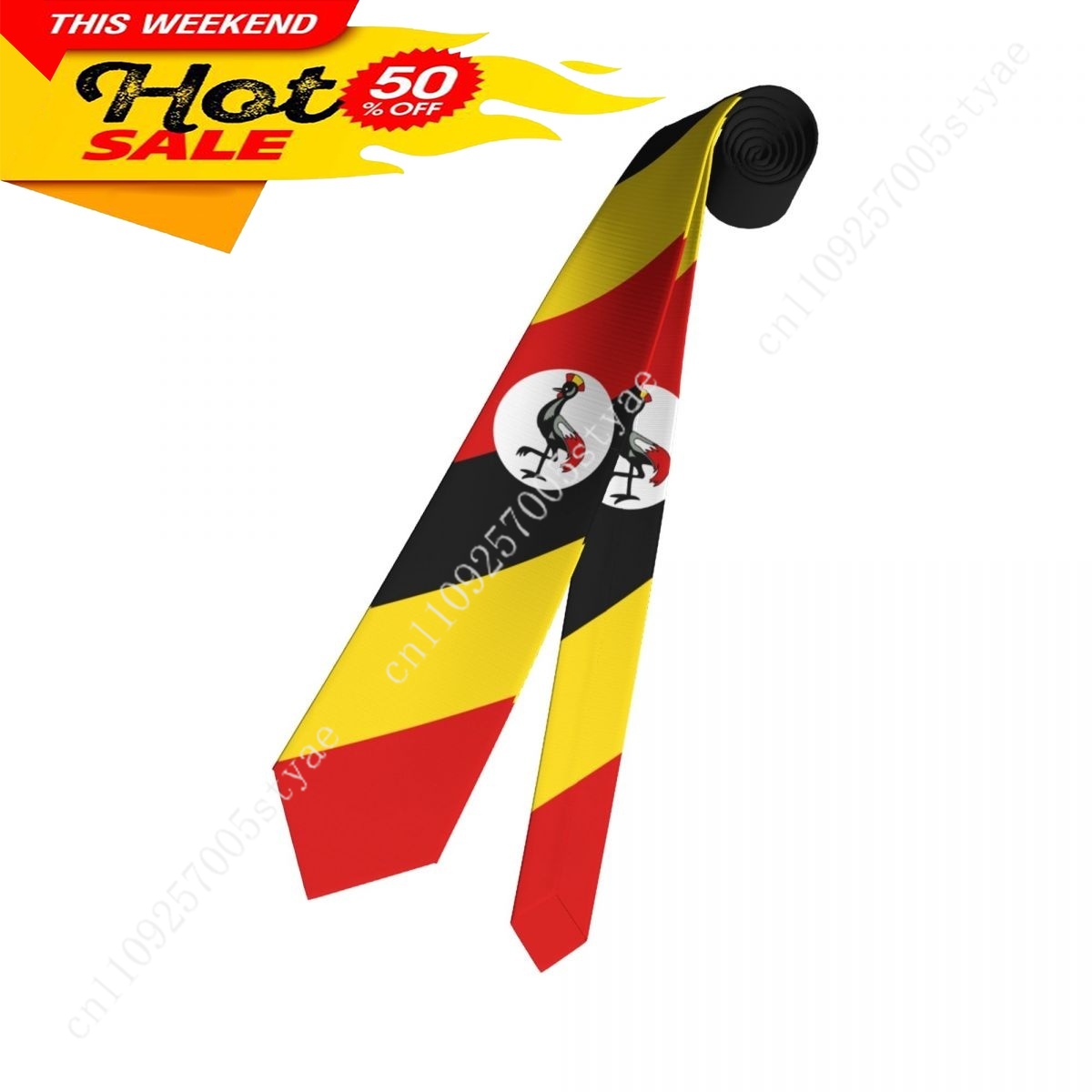 Dasi Bendera Uganda, Emblem Da - Men Fashion Uganda ulasan dan harga