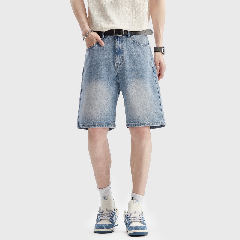 Celana Pendek Denim Hitam Tipi - Men Fashion Jeans ulasan dan harga