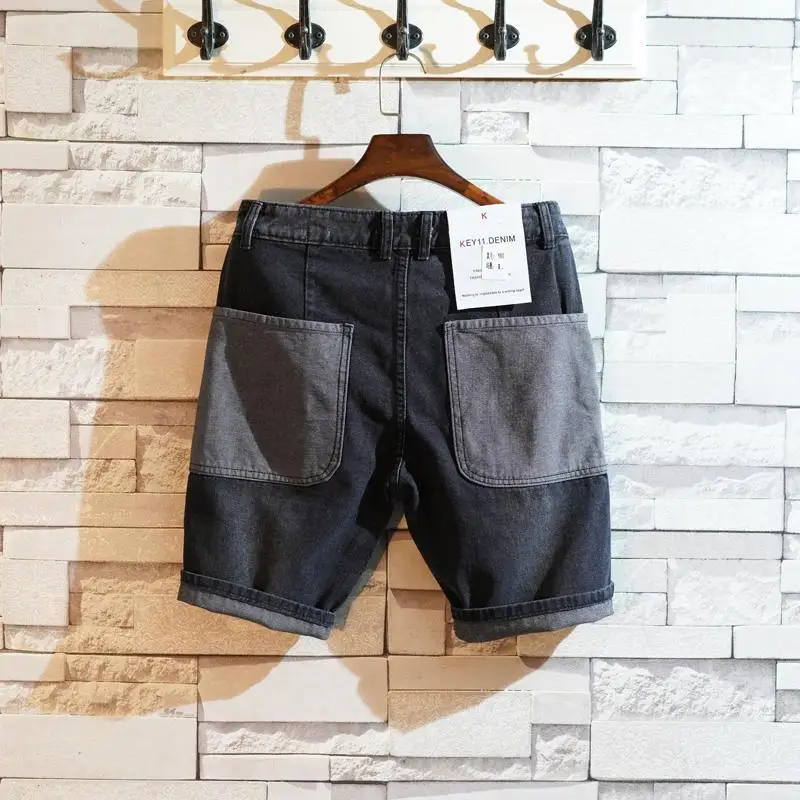 Celana Jeans Pendek Lurus Long - Men Fashion Jeans ulasan dan harga