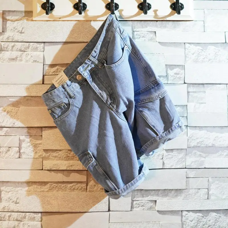 Celana Jeans Pendek Lurus Long - Men Fashion Jeans ulasan dan harga