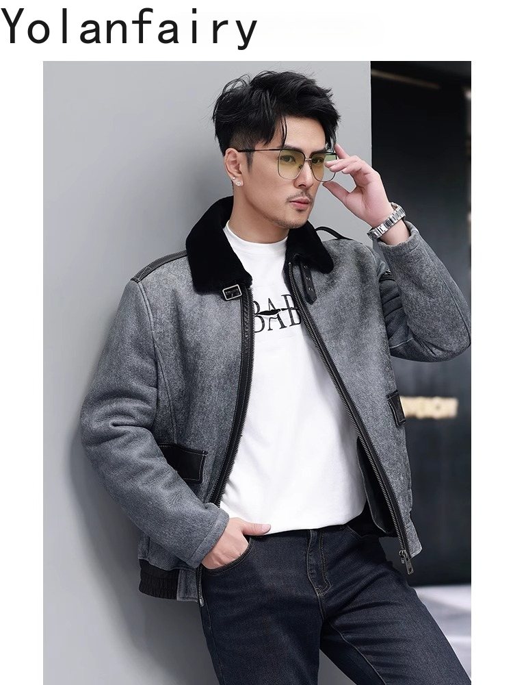 YOLANFAIRY Mantel Bulu Alami P - Mens Fashion Winter 2025 ulasan dan harga