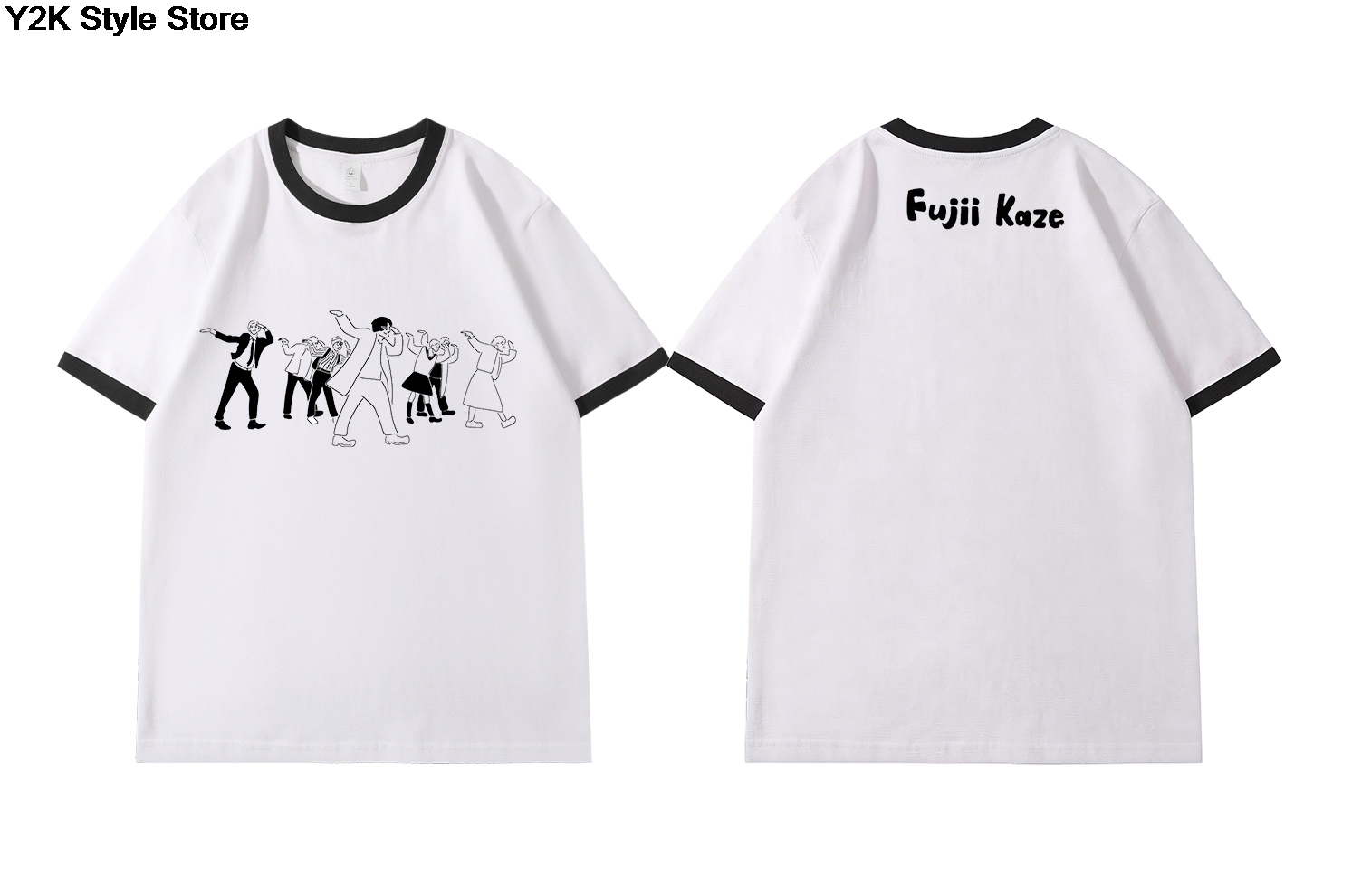 Fujii Kaze / ふじい かぜ Kaus Katun - Mens Fashion Dress Shirts ulasan dan harga