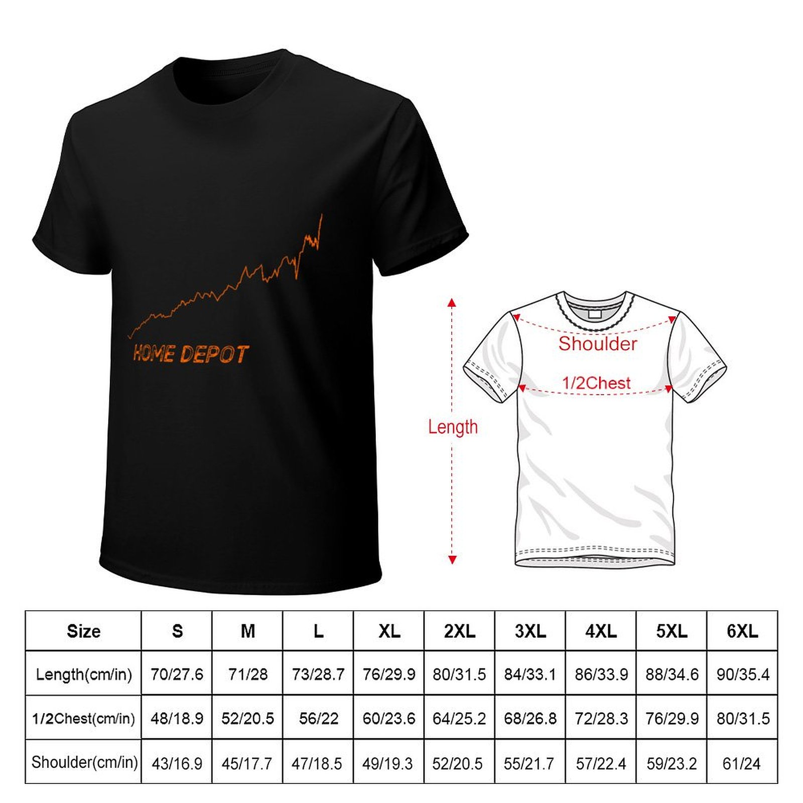 Kaos T-Shirt Grafis Home Depot - Men'S Fashion Depot ulasan dan harga