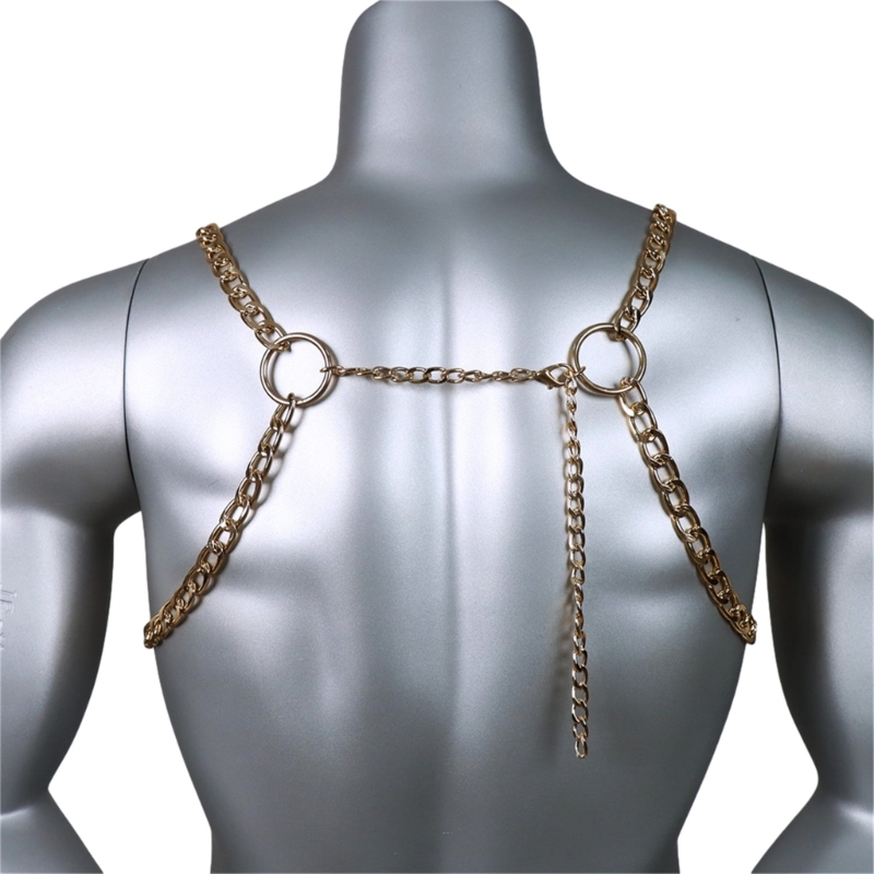 Perhiasan Rantai Dada Tubuh Lo - Fashion Harness Men ulasan dan harga
