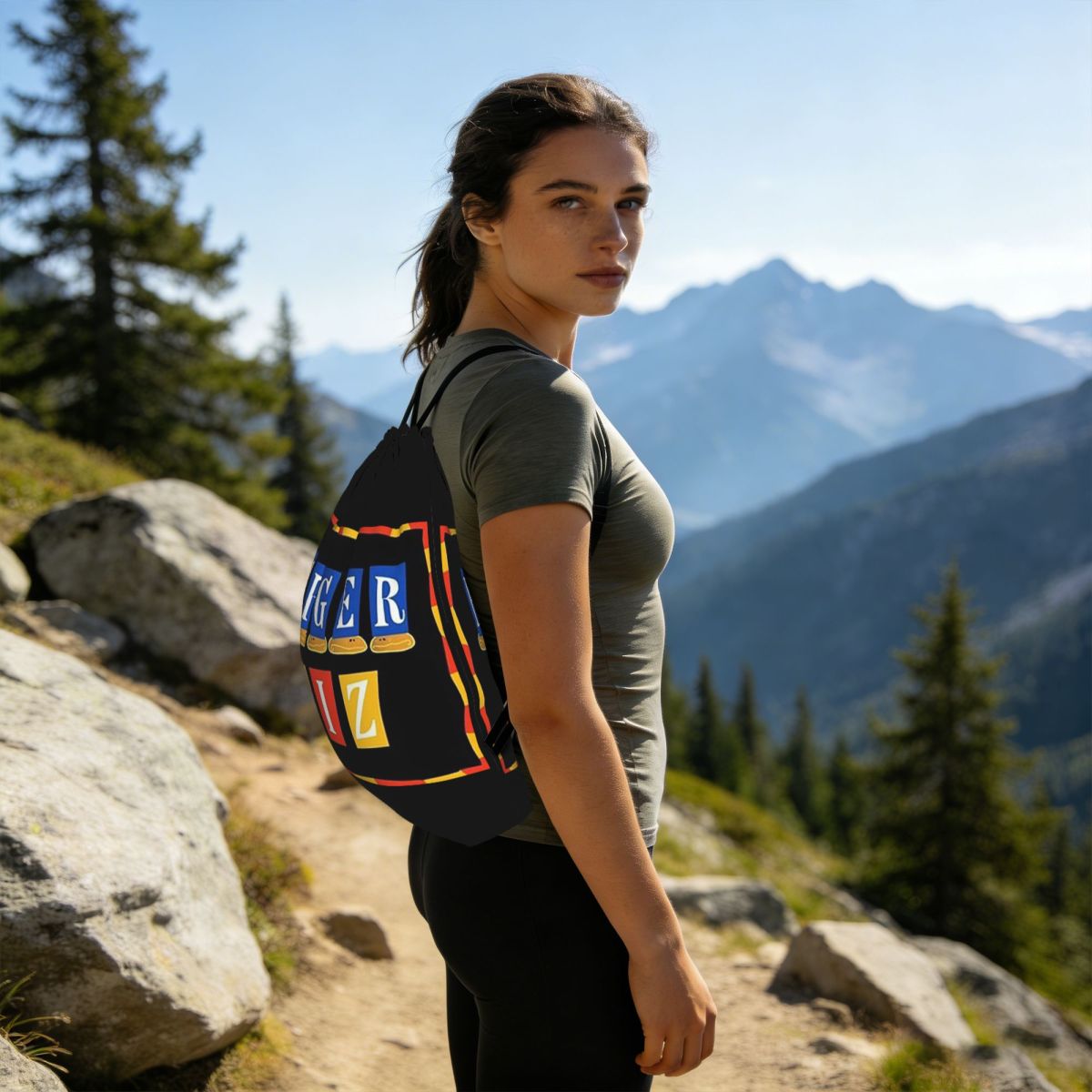 Tas Ransel Logo Baru Burger Qu - Men'S Fashion Quiz ulasan dan harga