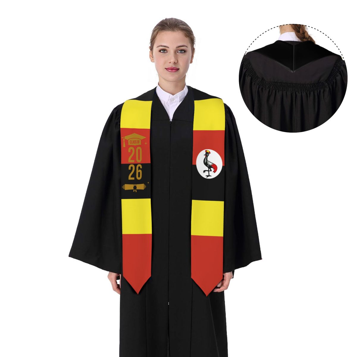 Selendang Wisuda Bendera Ugand - Men Fashion Uganda ulasan dan harga