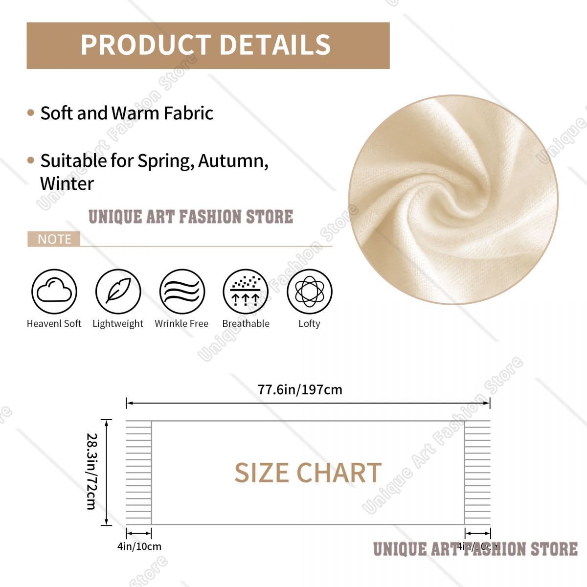 Syal Uganda dengan Rumbai, Sya - Men Fashion Uganda ulasan dan harga