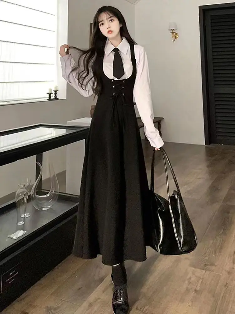 Set Gaun elegan Chic Fashion w - Mens Fashion Dress Shirts ulasan dan harga