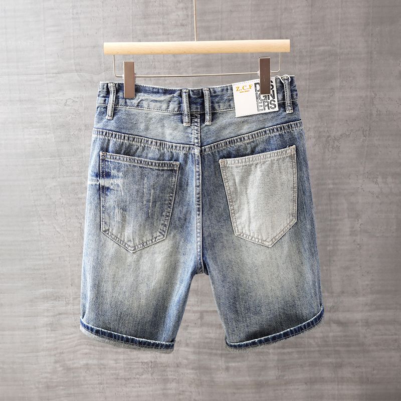 Celana Jeans Pendek Pria denga - Men Fashion Jeans ulasan dan harga