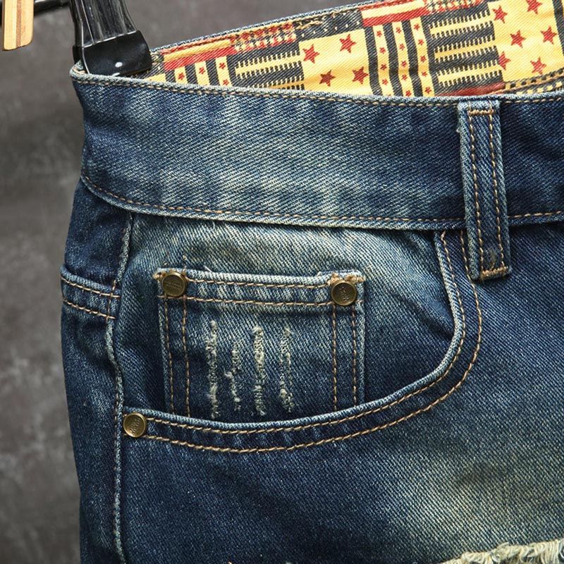 Celana pendek jeans pria berga - Men Fashion Jeans ulasan dan harga