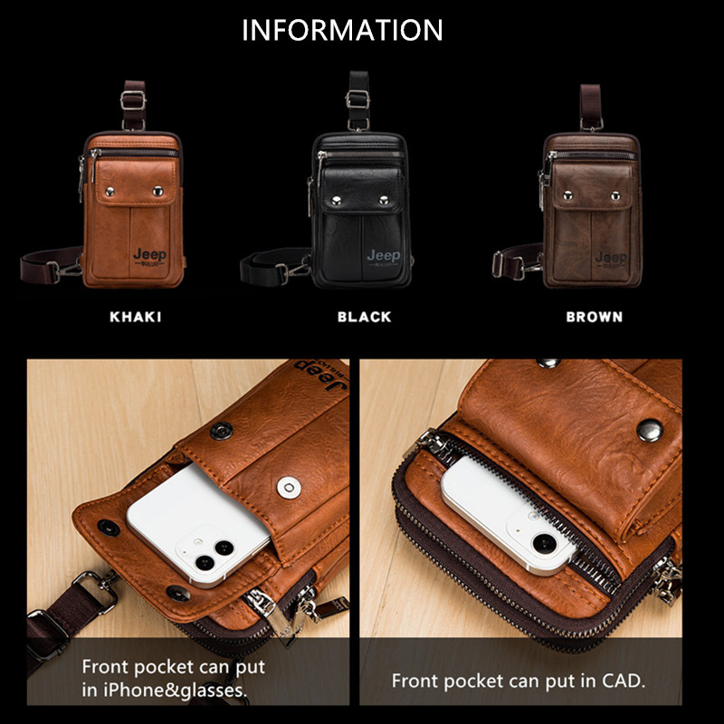 JEEP BULUO tas selempang pria, - Fashion Harness Men ulasan dan harga