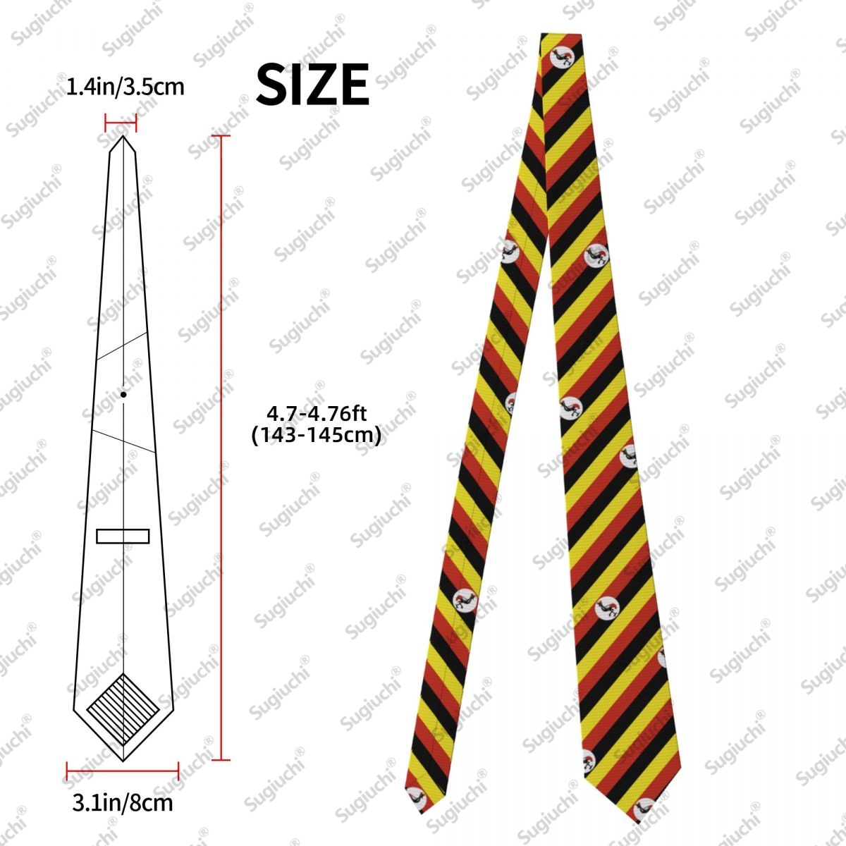Dasi Pesta Pernikahan Bendera  - Men Fashion Uganda ulasan dan harga