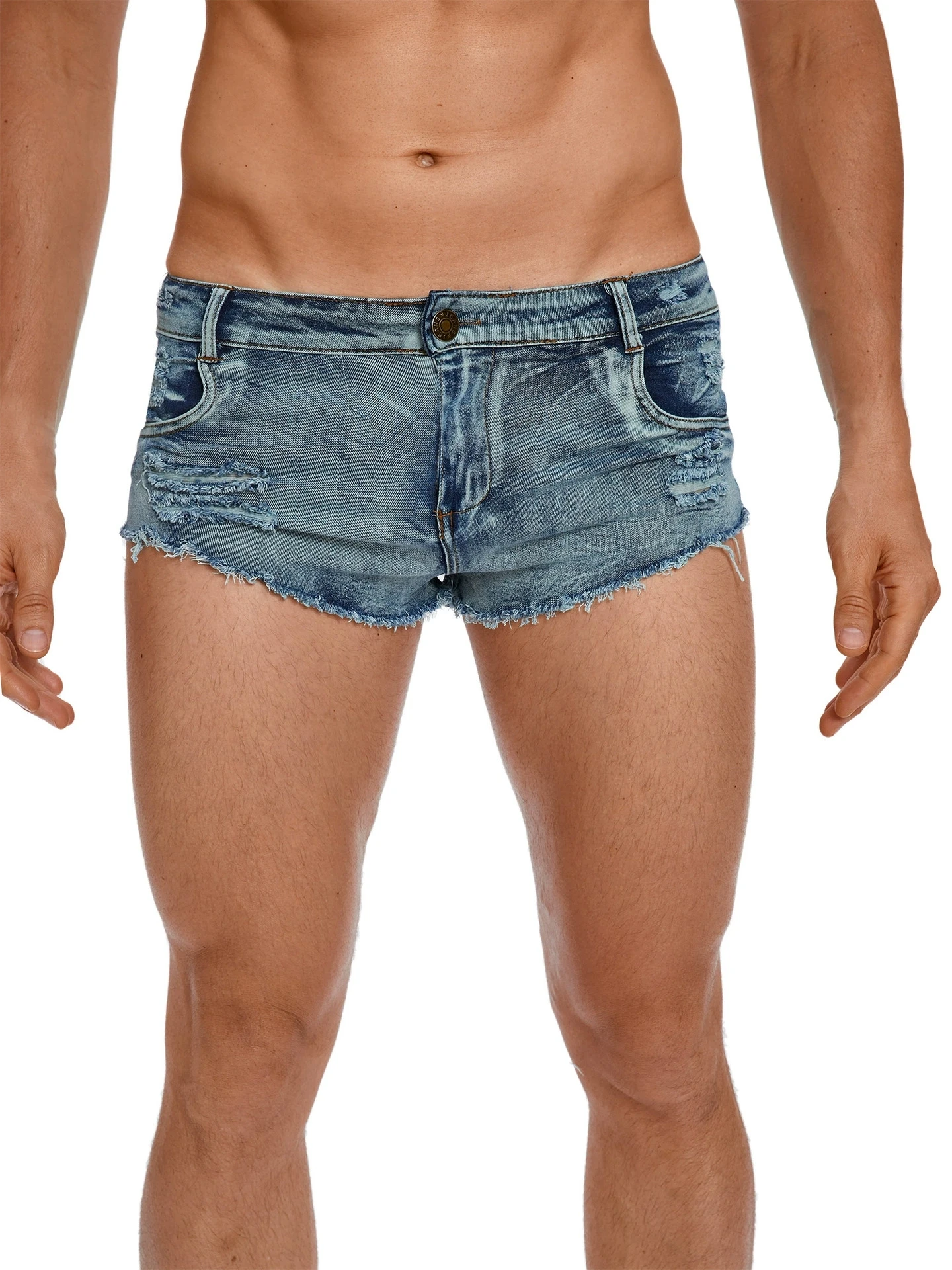 Celana Pendek Jeans Pinggang R - Men Fashion Jeans ulasan dan harga