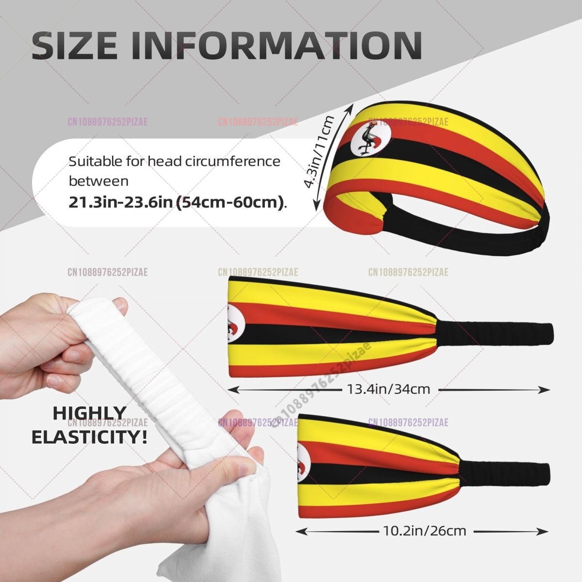 Bando Lebar Elastis Pria Wanit - Men Fashion Uganda ulasan dan harga