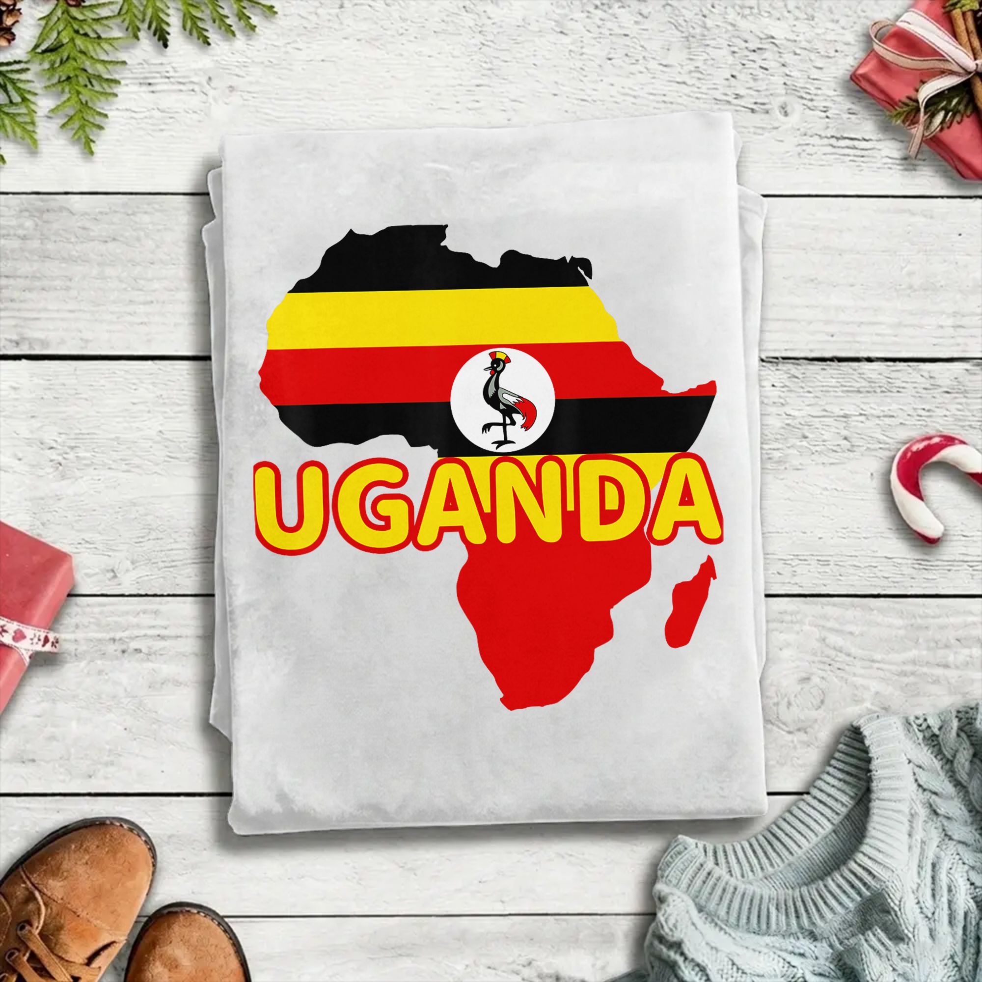 Kaus Uganda Ugandan Pride Flag - Men Fashion Uganda ulasan dan harga